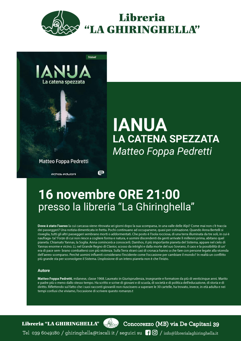 Matteo Foppa Pedretti presentazione libro