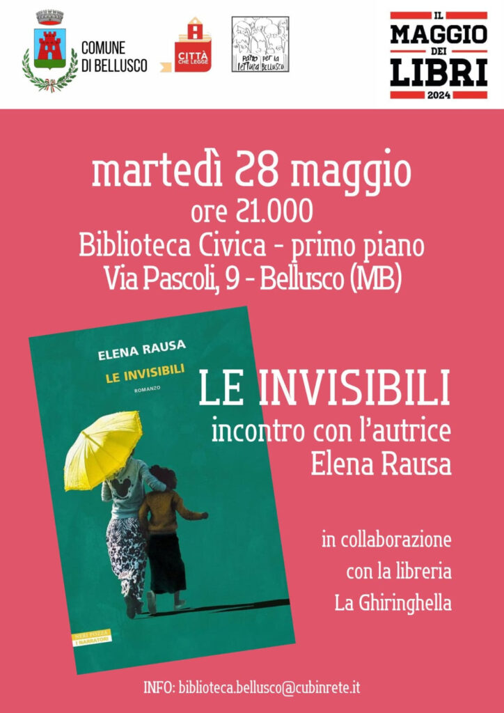 LE INVISIBILI incontro con l'autrice Elena Rausa